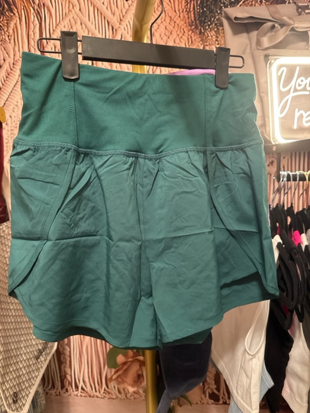 Zenana Women’s Teal Athletic Shorts